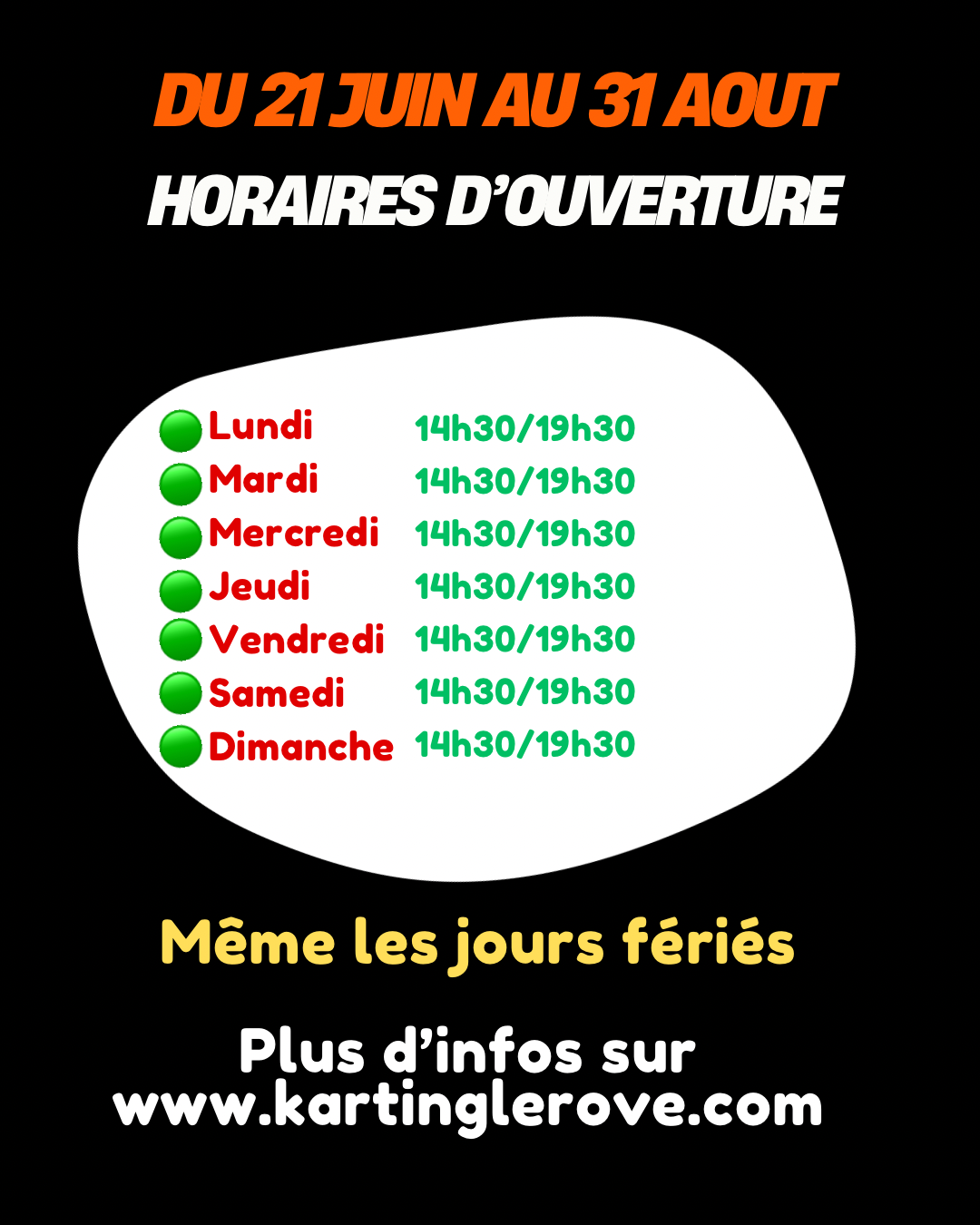 Image actualité OUVERT TOUS LES JOURS